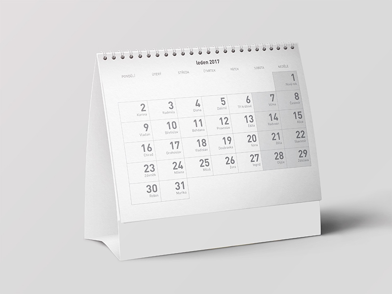 Individuální kalendáře s Vaší vlastní grafikou pro Vás můžeme vytisknout ve dvou základních verzích: